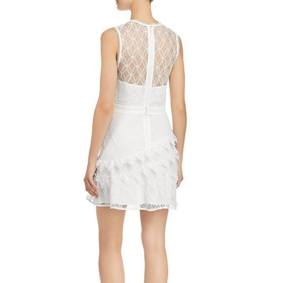 La Maison Talulah | Pursue Sleeveless Lace Mini Dress Bridal Wedding Size M - Picture 14 of 14